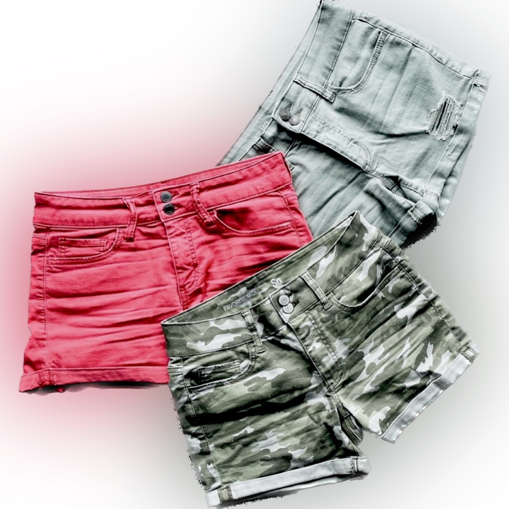 SO Shorts—3️⃣ Pair Set!